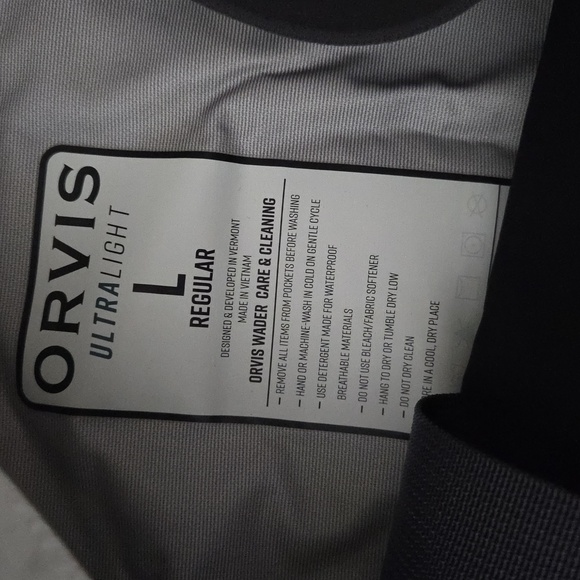 Women's Orvis Ultralight Chest Waders - Size Large - Picture 10 of 14